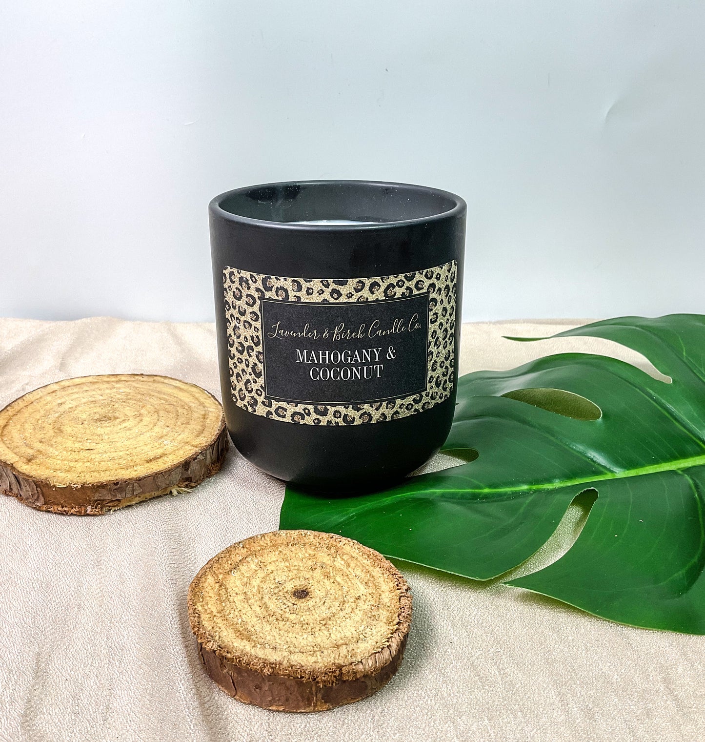 LUXE Safari Cheetah Candle - Mahogany Coconut (11 oz)