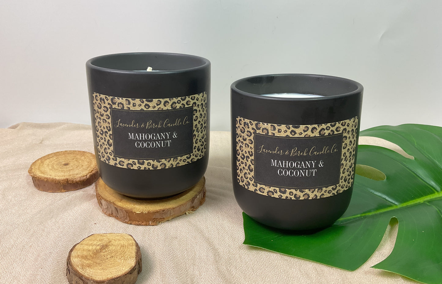 LUXE Safari Cheetah Candle - Mahogany Coconut (11 oz)