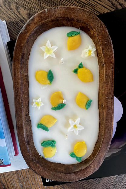 Lemon Dough Bowl Candle