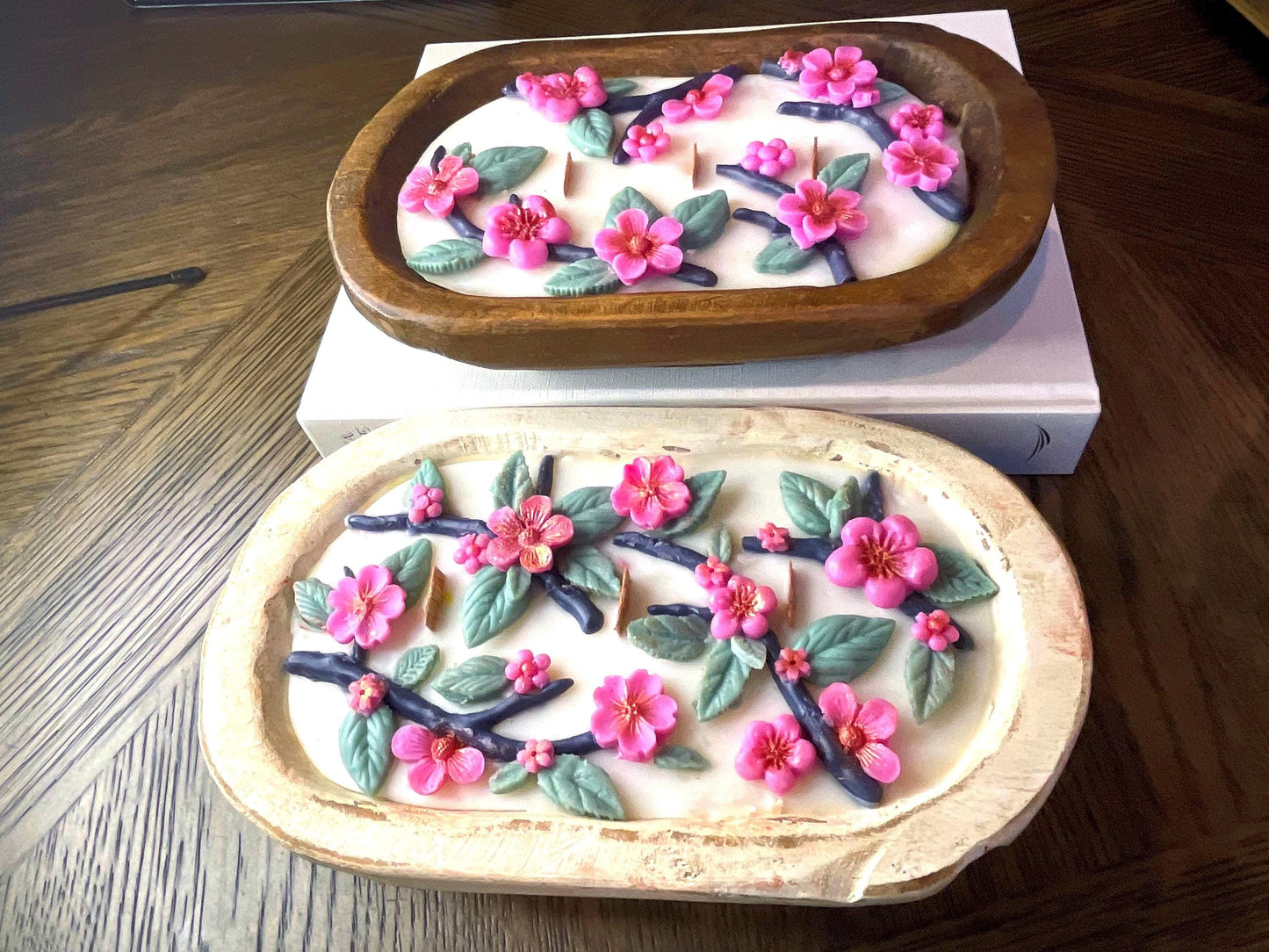 Cherry Blossom Dough Bowl Candle