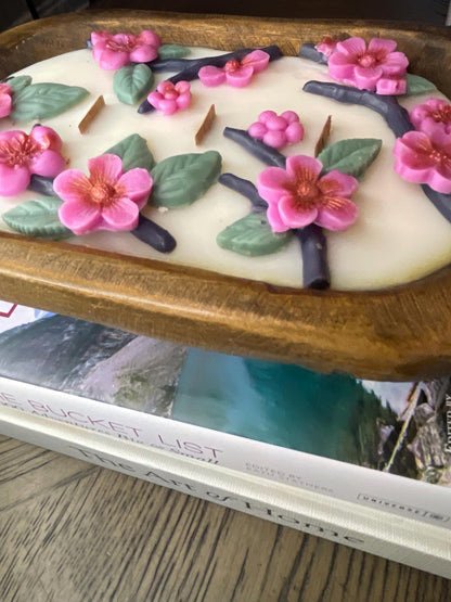Cherry Blossom Dough Bowl Candle