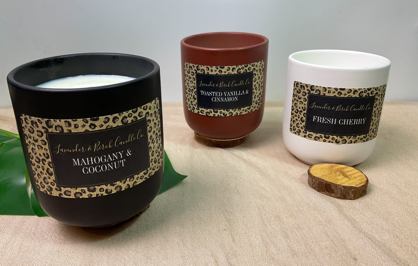 LUXE Safari Cheetah Candle – Toasted Vanilla & Cinnamon (11 oz)