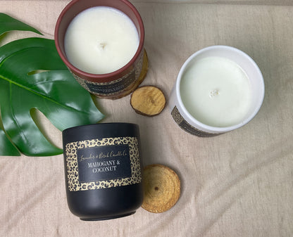 LUXE Safari Cheetah Candle - Mahogany Coconut (11 oz)