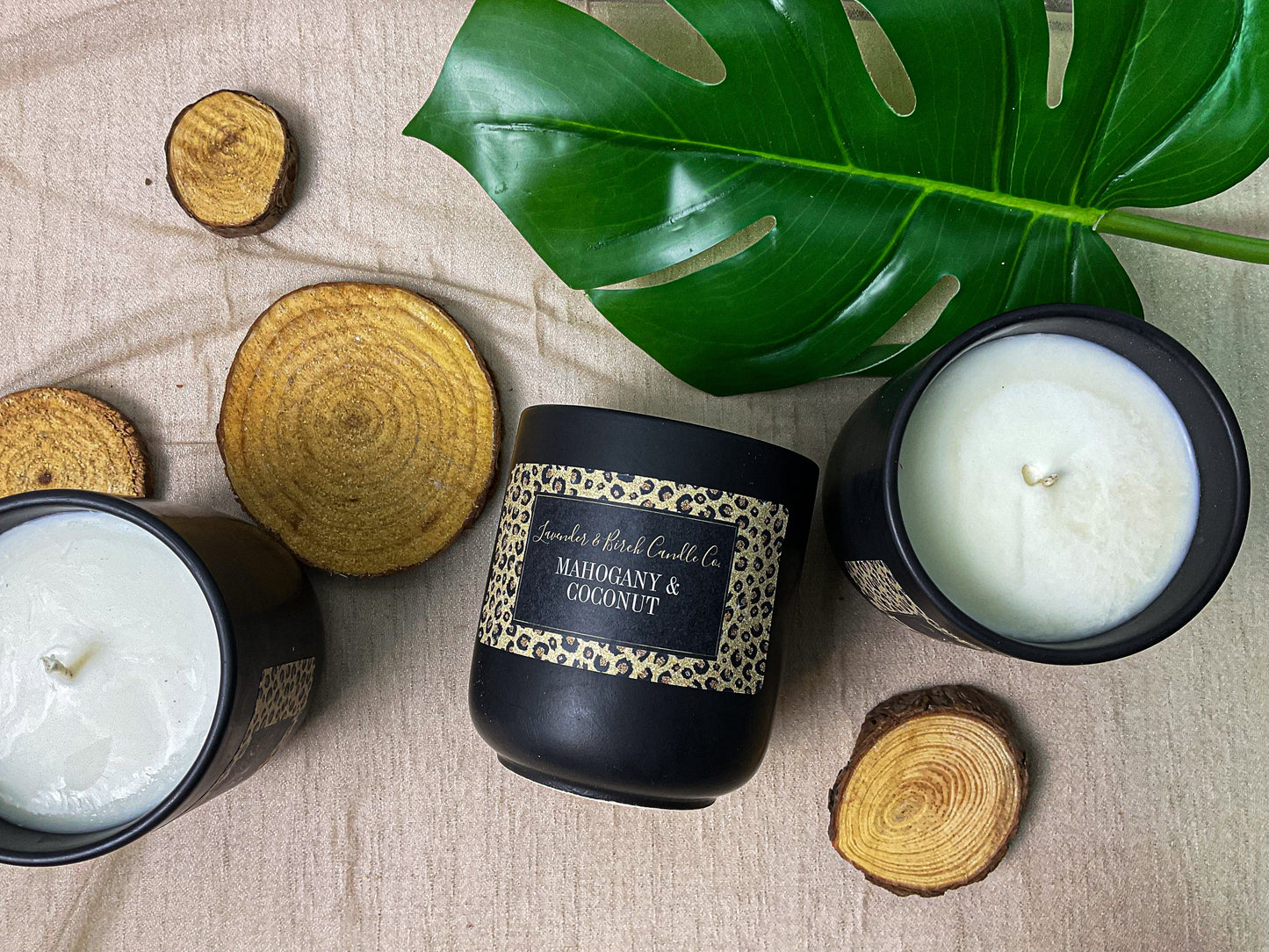 LUXE Safari Cheetah Candle - Mahogany Coconut (11 oz)