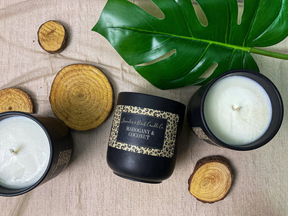 LUXE Safari Cheetah Candle - Mahogany Coconut (11 oz)