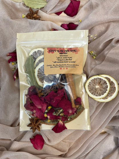 💕 Valentine’s Day 2026 Simmer Pot Packets

Choose Your Scent: Love Is in the Air or Romantic Evening