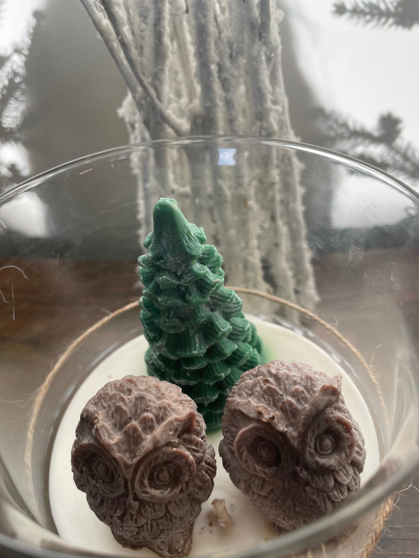 Woodland Owls and Pine Soy Candle