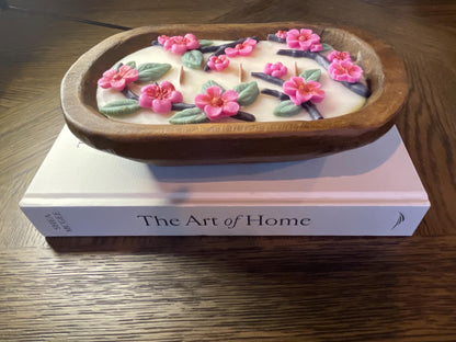 Cherry Blossom Dough Bowl Candle