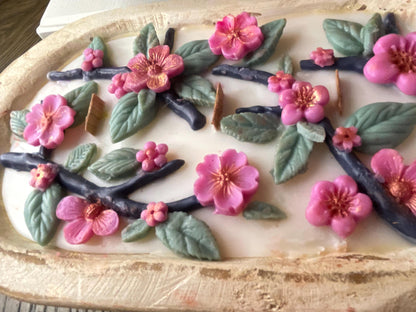 Cherry Blossom Dough Bowl Candle