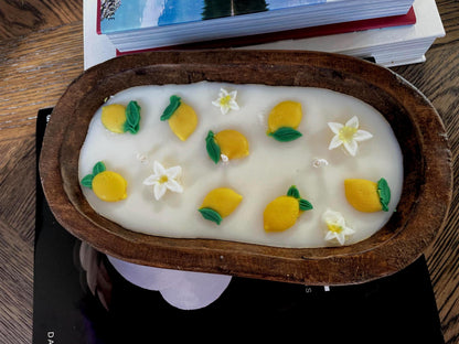 Lemon Dough Bowl Candle